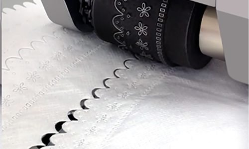 ultrasonic non-woven lacing